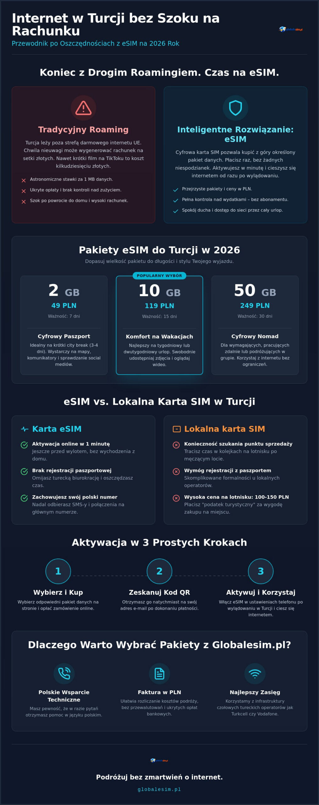 ESIM do Turcji cena: Jak nie przepłacić za internet w 2026 roku?