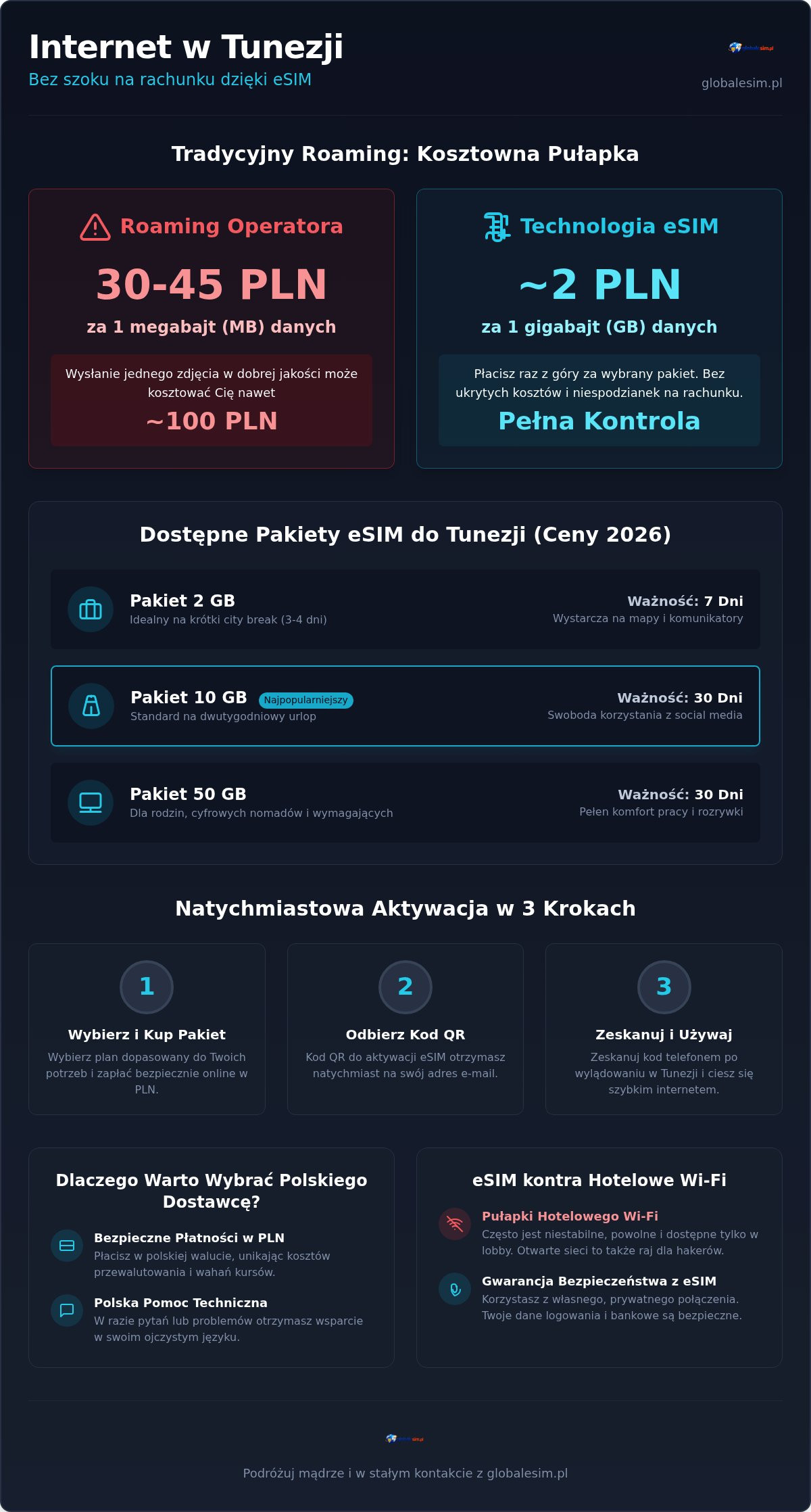 ESIM do Tunezji cena: Ile kosztuje internet i jak nie przepłacić w 2026 roku?