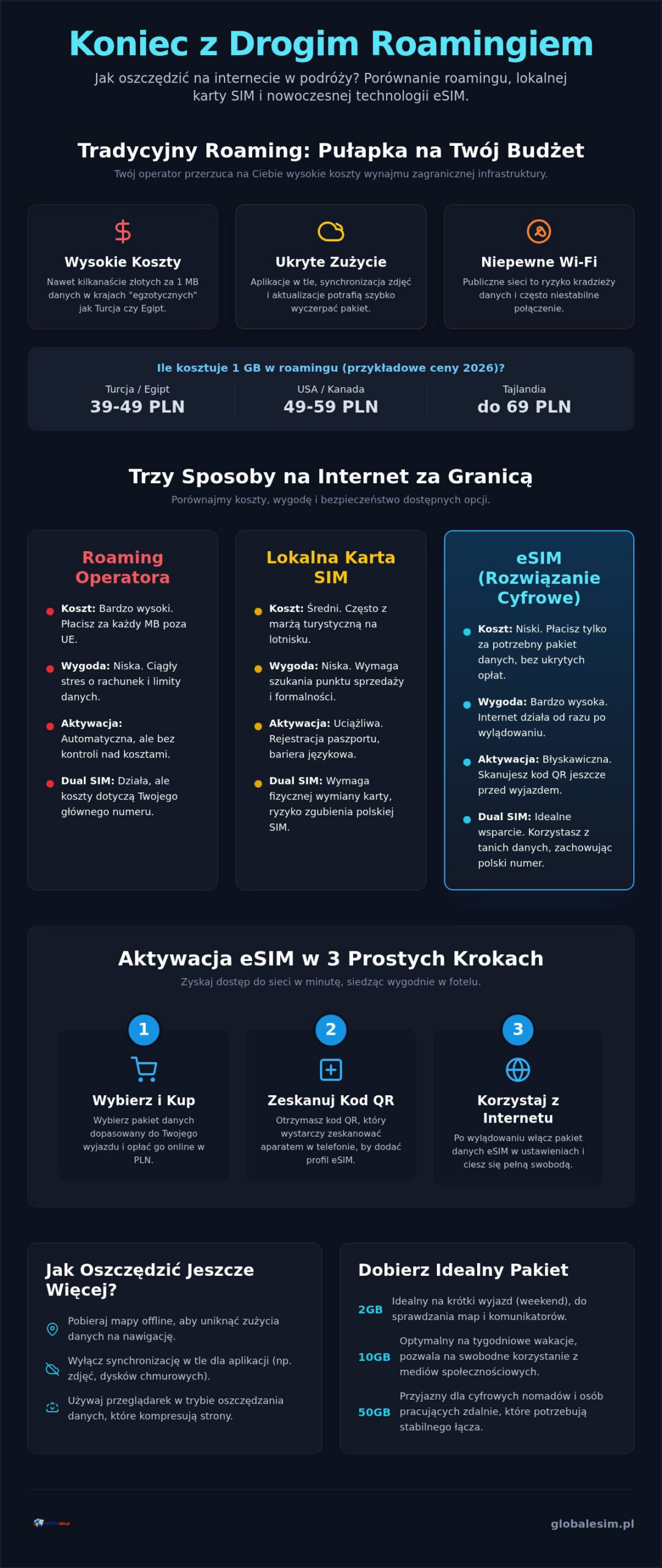 Jak oszczędzić na internecie w podróży? 7 sprawdzonych sposobów w 2026 roku